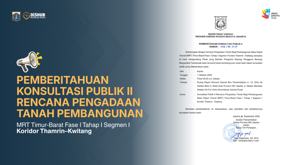 MRT Timur-Barat Segmen Thamrin–Kwitang